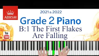 ABRSM 2021-2022 Grade 2, B:1 piece. The First Flakes Are Falling ~ Helen Madden . Piano Exam piece