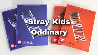 🎪 большая распаковка Альбомов Stray Kids - ODDINARY (scanning, mask off ver.) | kpop album unboxing