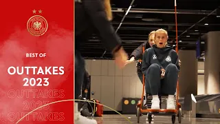 🤯 Curling am Flughafen, Kängurus im Training? 😂💀 Die lustigsten Outtakes der DFB-Frauen 2023