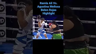 Ramla Ali Vs. Agustina Melissa Belen Rojas Highlight 🥊#shorts #daznboxing #dazn