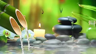 Relaxing Meditation Music - Bamboo, Calming Music, Water Sounds, Nature Piano Music, Spa, Yoga