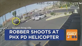 New video shows man shooting at Phoenix police helicopter