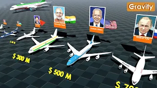 Presidential Planes - $900 to $ 90,000,000