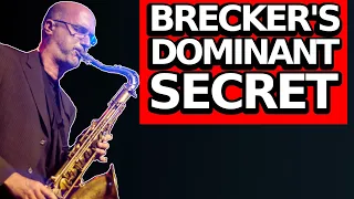 What Michael Brecker Can Teach You About Dominant Chords