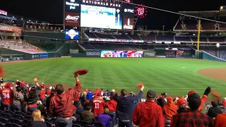 Fans cheer on Nats in Game 5 of NLDS