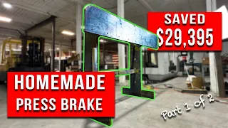Hydraulic Press Brake Machine Build .. Worth the $?..