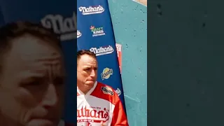Joey Chestnut's Legendary July 4th Nathan's Hot Dog Eating Contest Walk Out Intro #Shorts