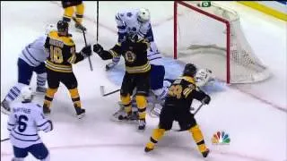 Milan Lucic wrister goal 4-3 May 13 2013 Toronto Maple Leafs vs Boston Bruins NHL Hockey