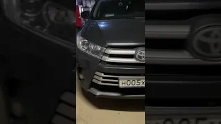 Toyota Highlander замена на светодиодные линзы MTF Night Assistant Progressive