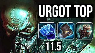 URGOT vs MALPHITE (TOP) | 7/0/3, 2.1M mastery, Godlike | BR Diamond | v11.5