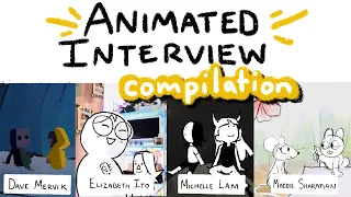 Animated Interview Compilation! | Dave Mervik, Elizabeth Ito, Michelle Lam, & Maddie Sharafian