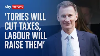 Chancellor Jeremy Hunt promises further tax cuts in pre-general election speech