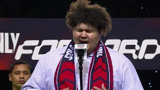 USA vs. Mexico: King Kell Sings National Anthem