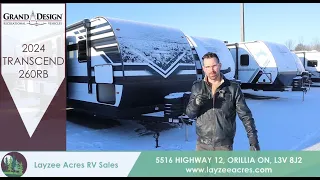 2024 Grand Design Transcend 260RB That Space Baby - Layzee Acres RV Sales