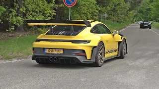 Supercars Accelerating! Aventador Akrapovic, LaFerrari, 992 GT3 RS, 296 GTB, Singer 964, Artura