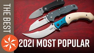 Top 10 (+4) Most Popular New Knives of 2021 at KnifeCenter