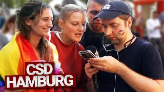 Gute Stimmung & Nette Leute! ️‍🌈 Stream vom CSD in Hamburg 😂