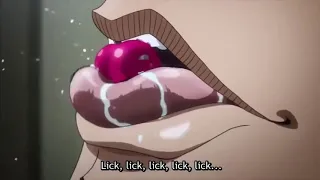 Kakyoin licks a cherry for 10 minutes