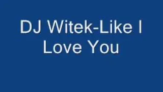 The Hitman - Like I love you (DJ Witek energy mix)