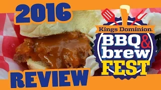 Kings Dominion BBQ & Brew Fest Review