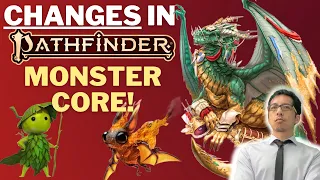 CHANGES to monsters in the Remastered MONSTER CORE for Pathfinder 2e! (Rules Lawyer)