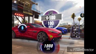 CSR2 beating tempest 2 Ashleigh with Aston Martin all settings and sprints shown