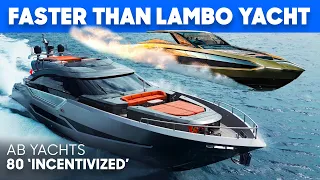 The 80ft party boat that will do 57 KNOTS! 🚀 AB Yachts 80 Incentivized Tour & Review