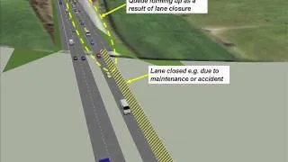 Evaluating impacts of roadworks and accidents with S-Paramics