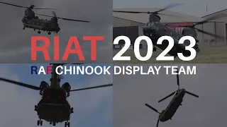 Chinook Display Team at RIAT 2023 [HD & 4K clips]