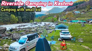 Vlog 396 | Car camping in heaven. Best place for family camping in Kashmir