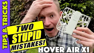 Hover Air X1 - DONT Make These TWO STUPID Mistakes in Manual Mode!