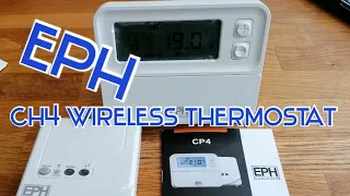 eph ch4 wireless thermostat . heating control made easy