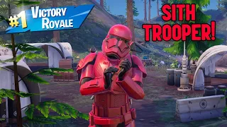 SITH TROOPER Solo Win Gameplay! | Fortnite Battle Royale: Chapter 5 Season 2 No Builds