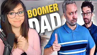 Saying 'I love you' to your Boomer Dad | Bunnymon REACTS