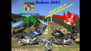 Mototrip Balkán 2023 Chorvatsko,Černá hora,Bosna a Harcegovina,Albánie,Řecko,Sev. Makedonie, Kosovo