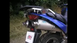 Honda Varadero XL 1000 exhaust sound video pack