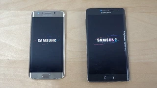 Samsung Galaxy S6 Edge vs. Samsung Galaxy Note Edge - Which Is Faster? (4K)