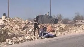 Raw: Israeli Rubber Bullets Hit Photographers