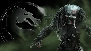 mortal kombat x хищник vs  кожаное лицо