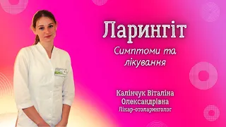 Ларингіт. Симптоми та лікування.