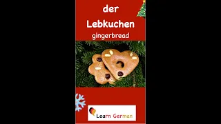 3. Der Lebkuchen | Christmas Special | Learn German | #shorts