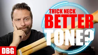 Can a Guitar Neck Change Your Tone?? - Thick vs Thin Guitar Neck!