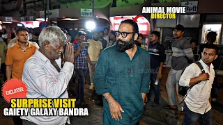 Animal Director Sandeep Reddy Vanga Surprise Visit at Gaiety Galaxy Bandra for LIVE Public Reaction