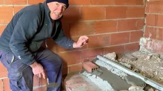 Como hacer los peldaños de una escalera con ladrillos