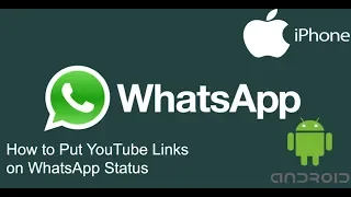 How to put you tube link as your whatsapp status.
