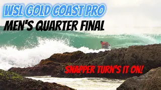 WSL Gold Coast Pro men's quarter finals #surfing #goldcoast #competition