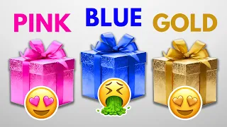 Choose Your Gift! 🎁 Pink, Blue or Gold 💗💙⭐️