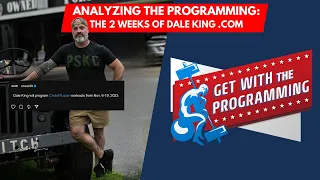 Analyzing 2 weeks of Dale King's .com Programming