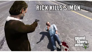 Rick Eliminates Simon - The Walking Dead In Gta 5