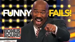 FUNNY FAILS & Moments On Family Feud USA! Bonus Round